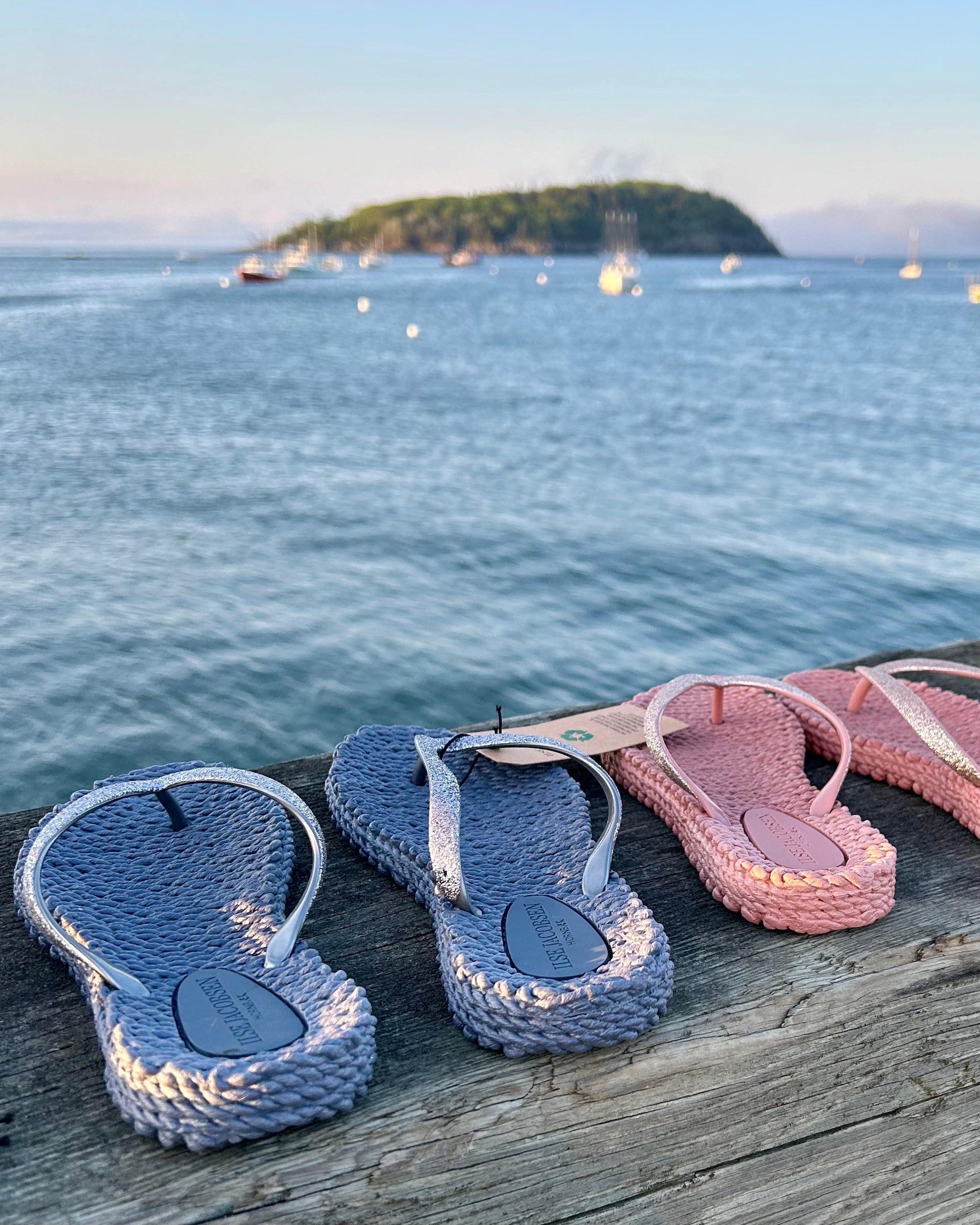 Ilse Jacobsen Women's Cheerful Flip Flops, Grey My Darling